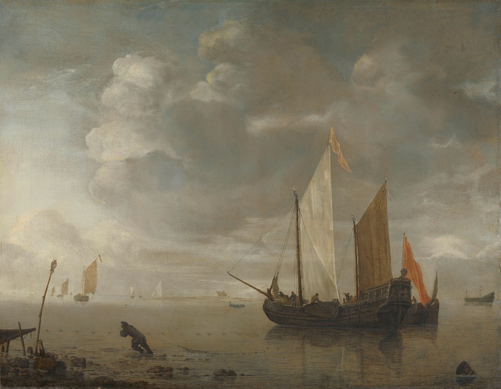 Hendrick Jacobsz. Dubbels - Calm Sea