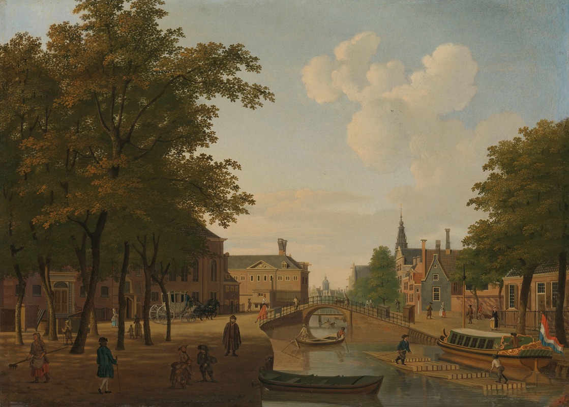 Hendrik Keun - View of the Houtmarkt, Amsterdam