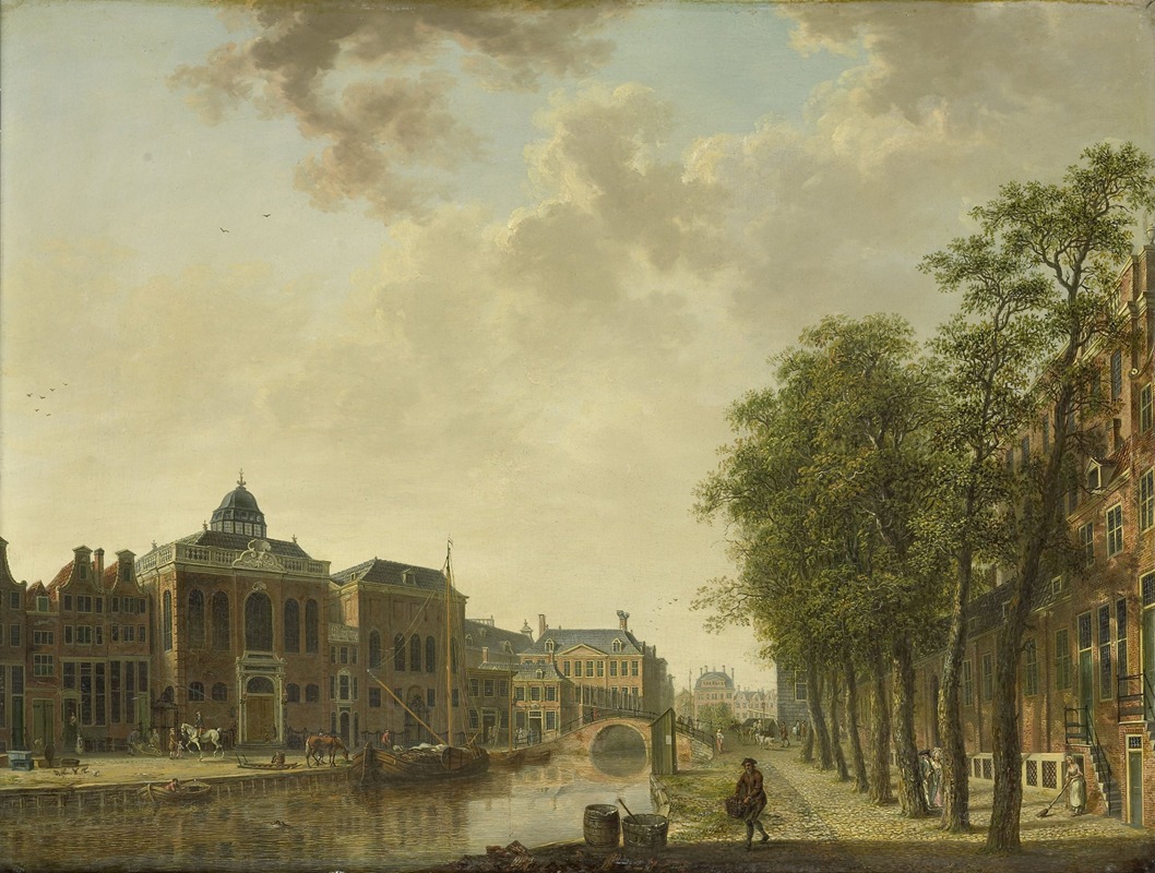 Hendrik Keun - View of the Houtmarkt, Amsterdam