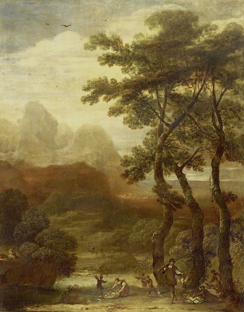 Ignacio de Iriarte - Landscape with Hunters