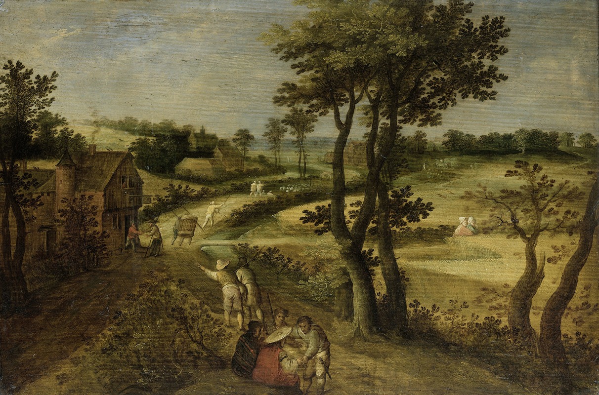 Jacob Savery the younger - Landscape with Corn Fields