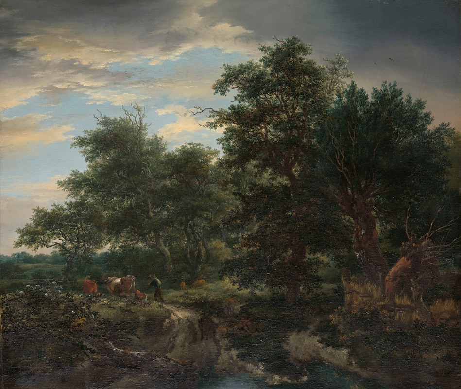 Jacob van Ruisdael - Forest scene
