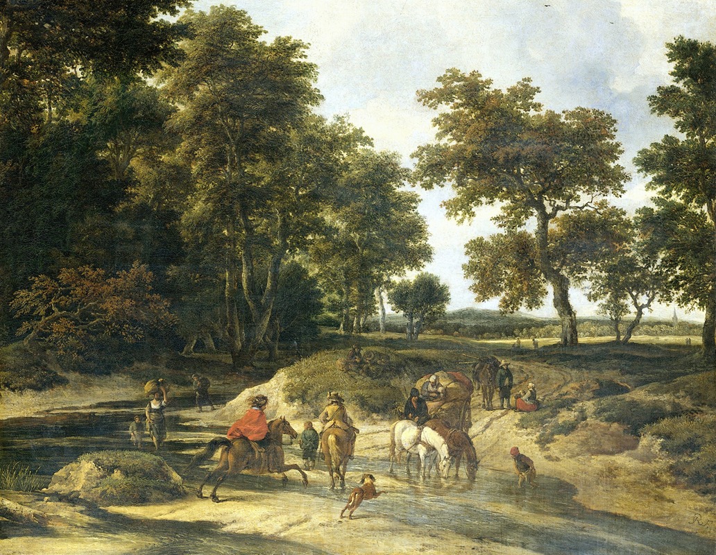Jacob van Ruisdael - The ford