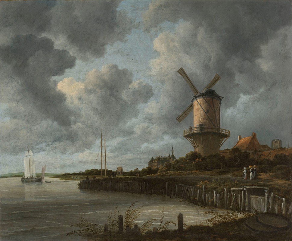 Jacob van Ruisdael - The Windmill at Wijk bij Duurstede