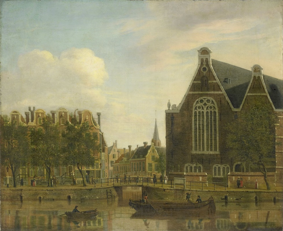 Jan Ekels the elder - The so-called Boerenverdriet on the Spui, Amsterdam