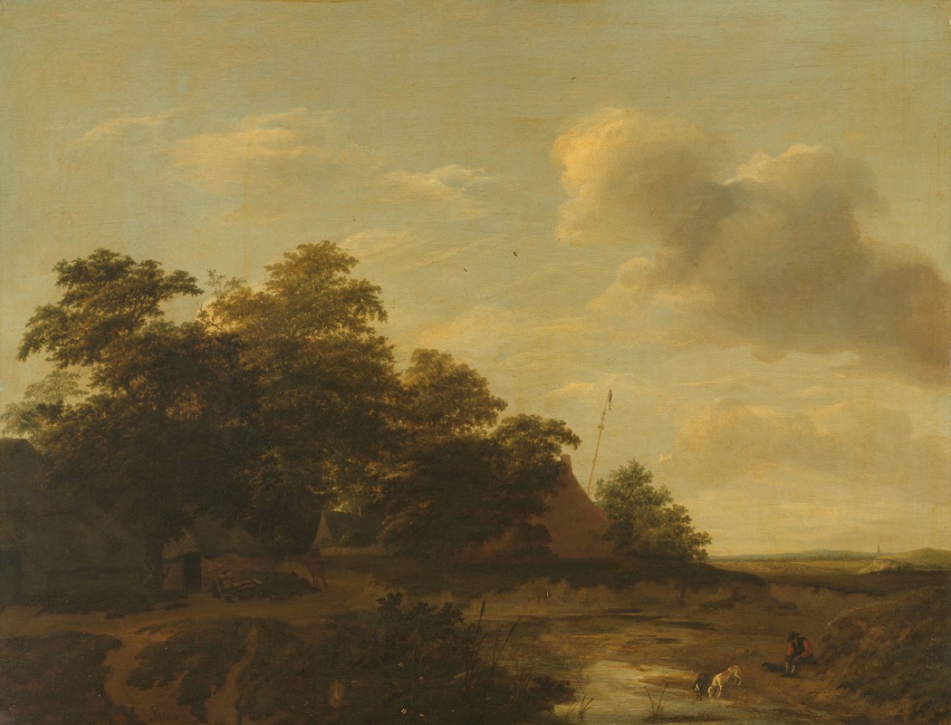 Jan Vermeer van Haarlem the Elder - Landscape with a Farm