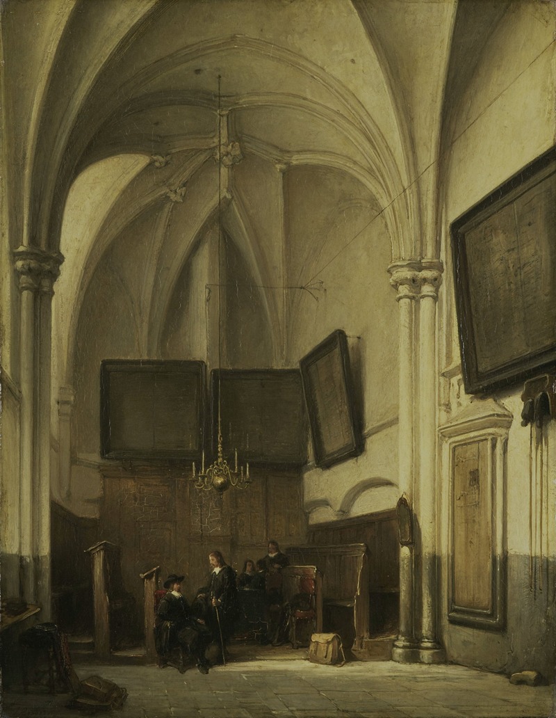 Johannes Bosboom - Vestry of the Church of St Stephen in Nijmegen