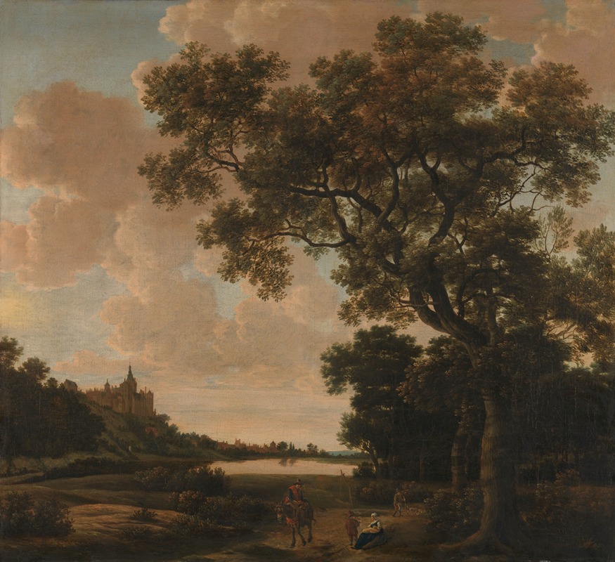 Joris van der Haagen - Landscape with the Schwanenburg, Cleves