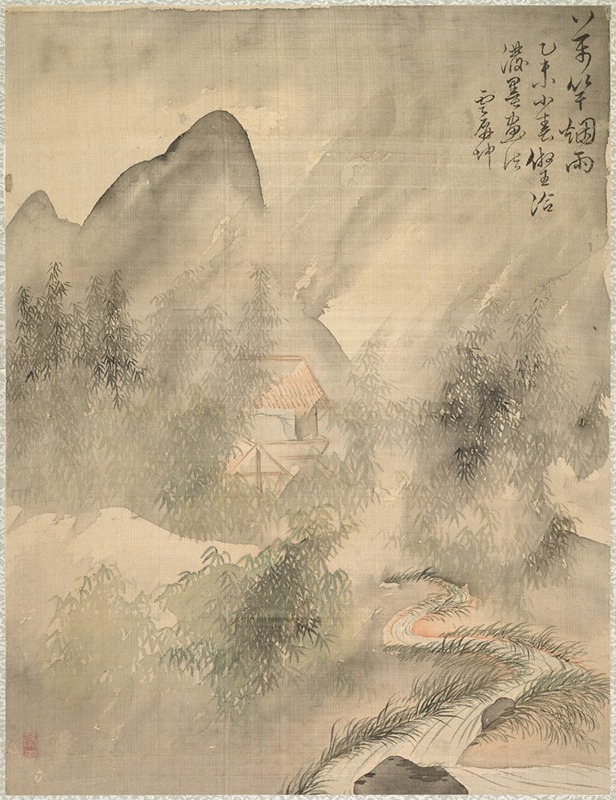 Tsubaki Chinzan - Ten Thousand Bamboos in the Mist and Rain