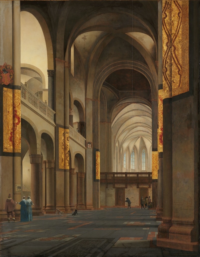 Pieter Jansz Saenredam - The Nave and Choir of the Mariakerk in Utrecht