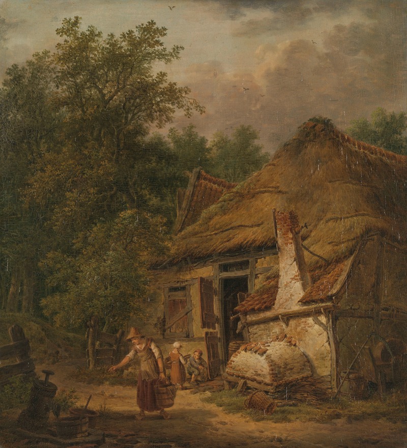 Pieter Pietersz. Barbiers - Farmhouse near Helvoirt