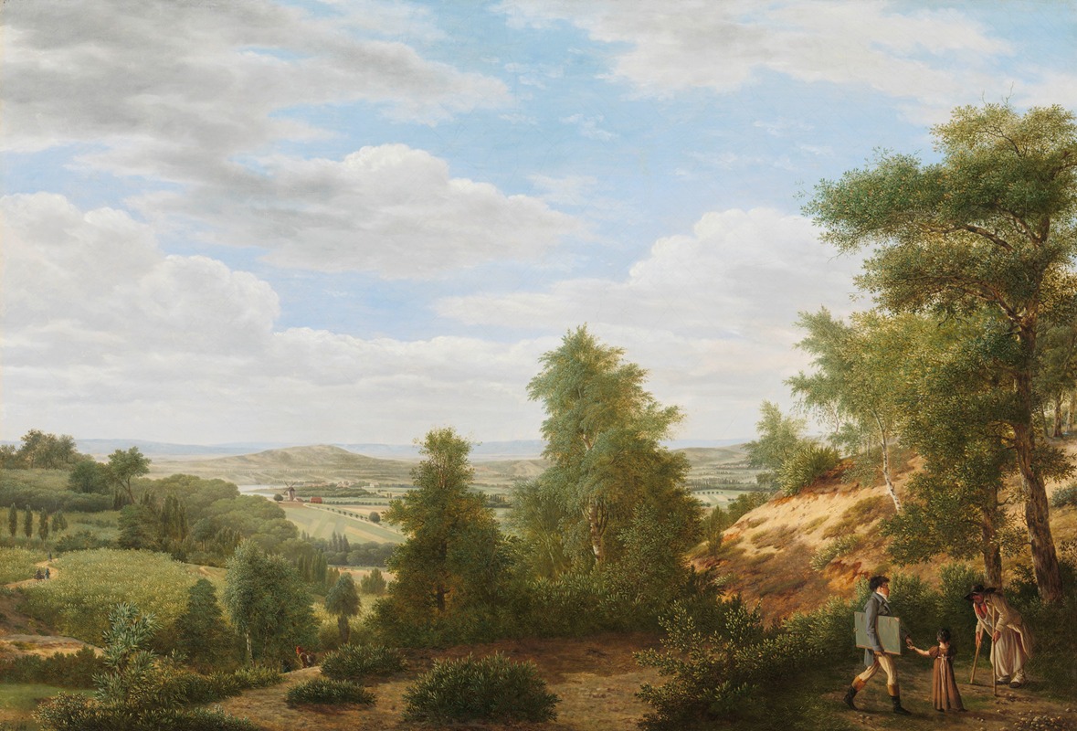 Pieter Rudolph Kleijn - View of the Valley of Montmorency near Saint-Leu-la-Forêt