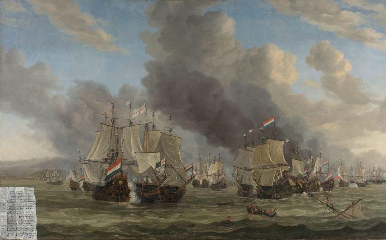 Reinier Nooms - The Battle of Livorno