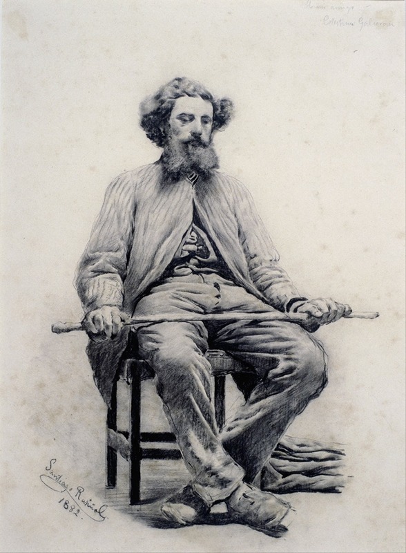 Santiago Rusiñol - Seated Man