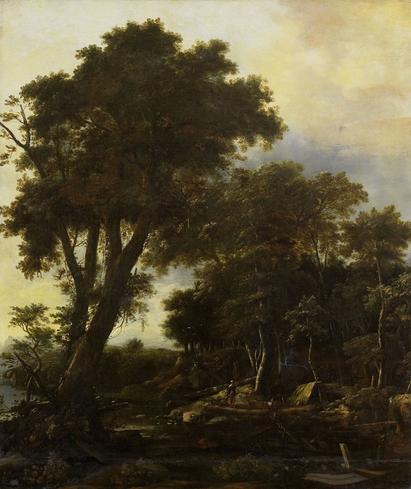 Roelant Roghman - Forest landscape with lean-to
