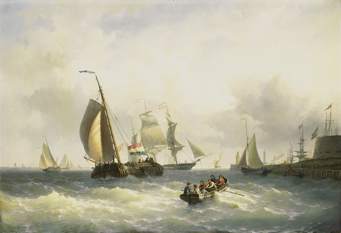 Willem Gruyter jr - Anchorage at Bremerhaven