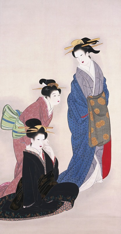 Yamaguchi Soken - Wives of Merchants