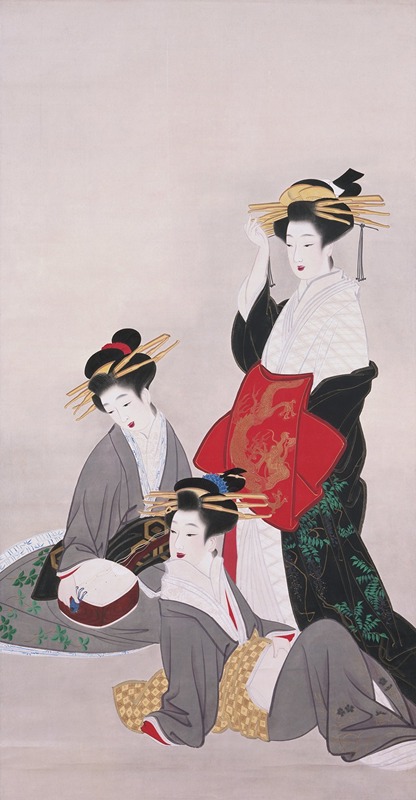 Yamaguchi Soken - Women in the Demimonde