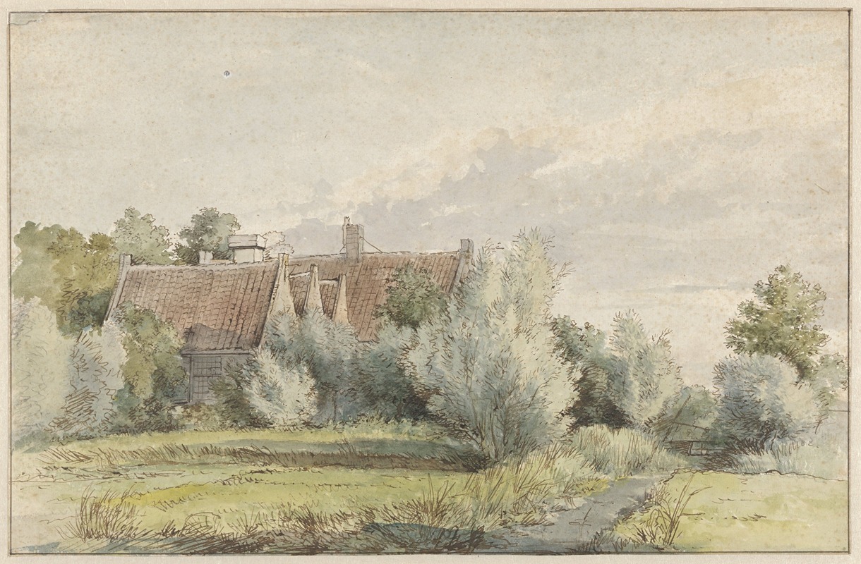 Arnoldus Johannes Eymer - Huis tussen bomen