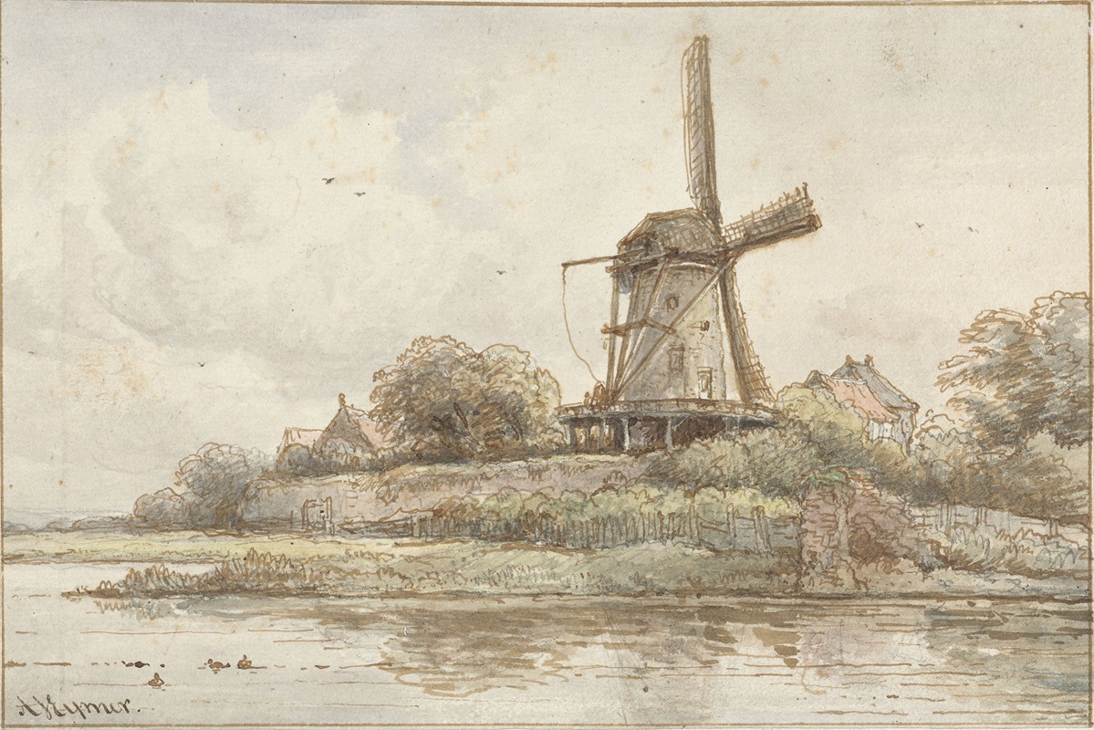 Arnoldus Johannes Eymer - Molen op stadswal