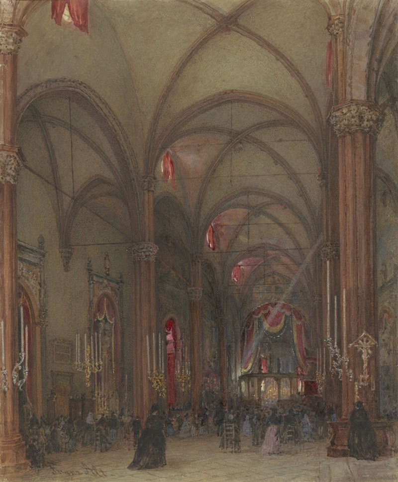 Franz Alt - Interieur van de Dom te Verona