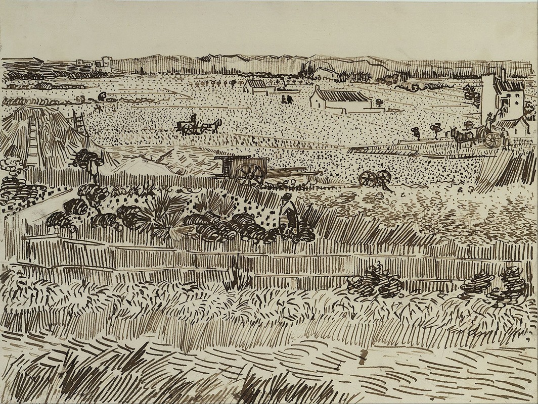 Vincent van Gogh - The Harvest (for Émile Bernard)