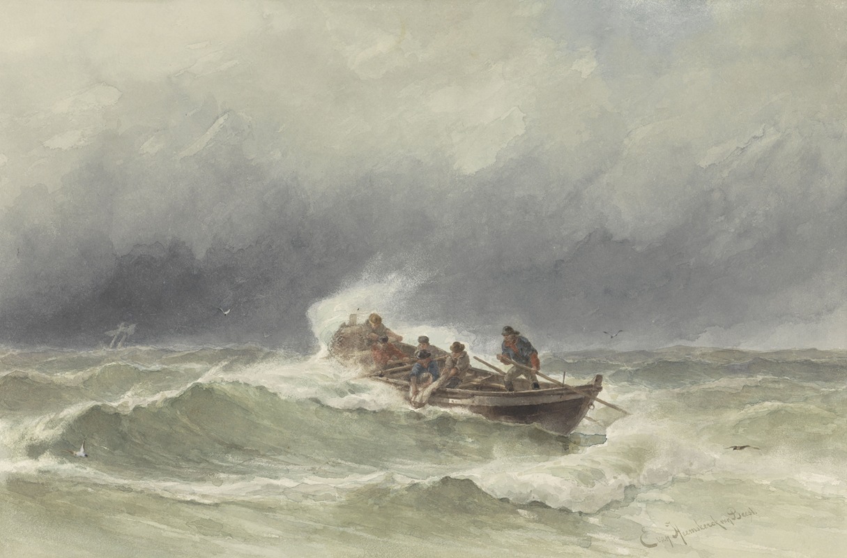 Jacob Eduard van Heemskerck van Beest - Redding op zee