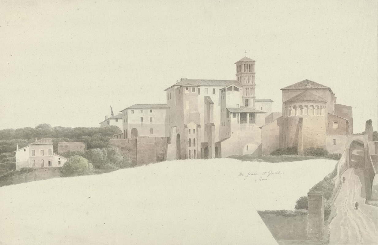 Josephus Augustus Knip - Basilica and Monastery of Santi Giovanni e Paolo in Rome