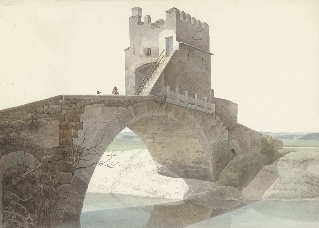 Josephus Augustus Knip - The Ponte Salario, near Rome