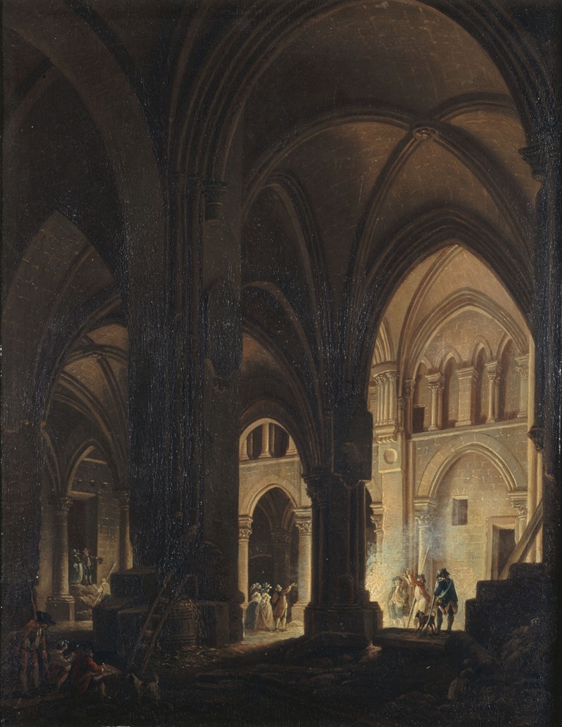Pierre-Antoine Demachy - Intérieur de l’église des Saints-Innocents