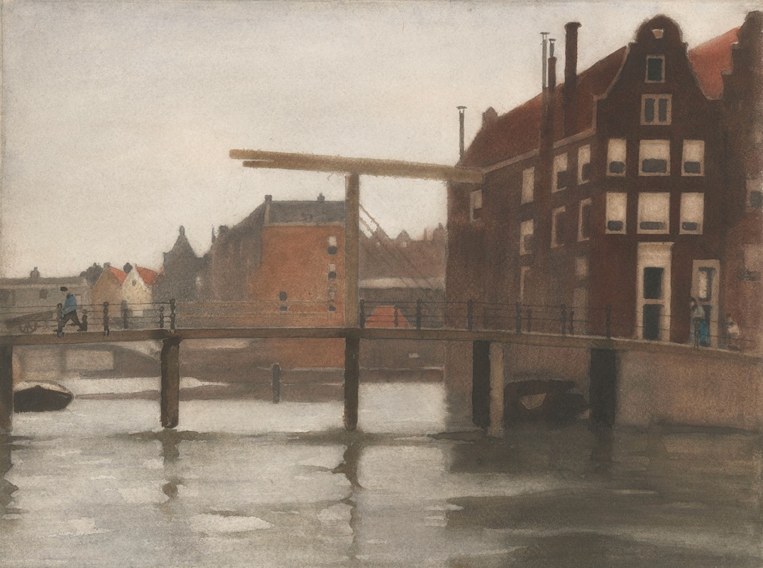 Willem Witsen - Gezicht op Uilenburg te Amsterdam
