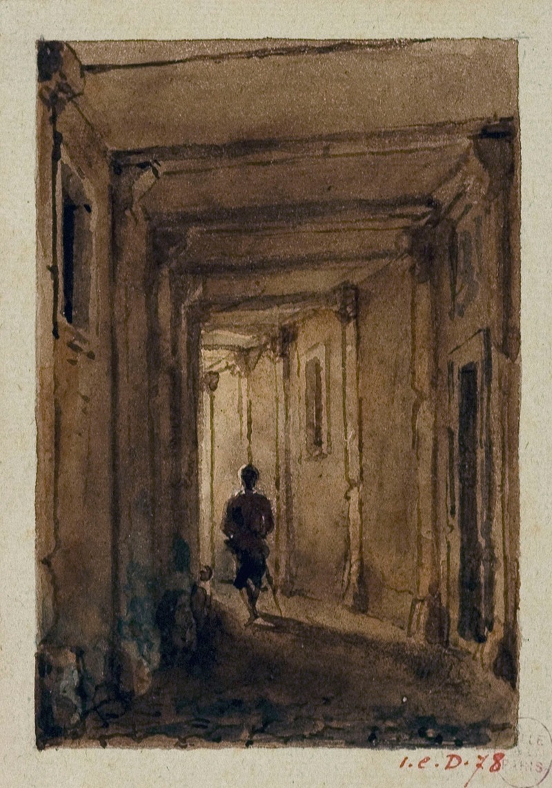 Auguste-Sébastien Bénard - Passage des Jacobins, rue Saint Jacques.