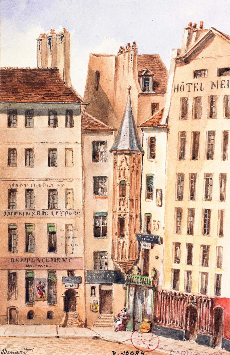 Auguste-Sébastien Bénard - Place de l’Hôtel de Ville.