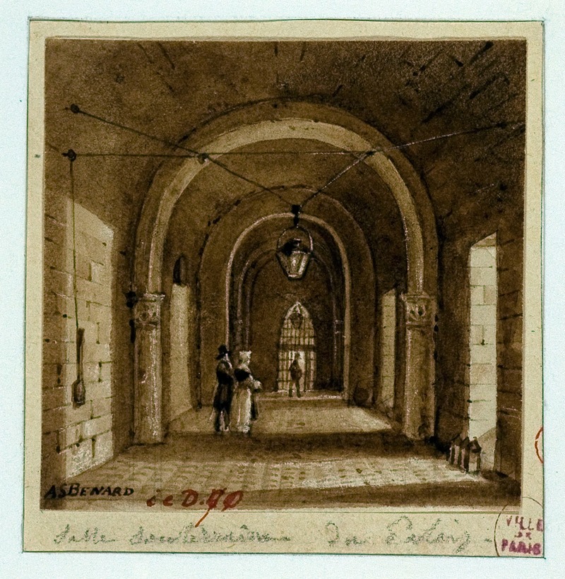 Auguste-Sébastien Bénard - Salle souterraine du Palais de Justice.