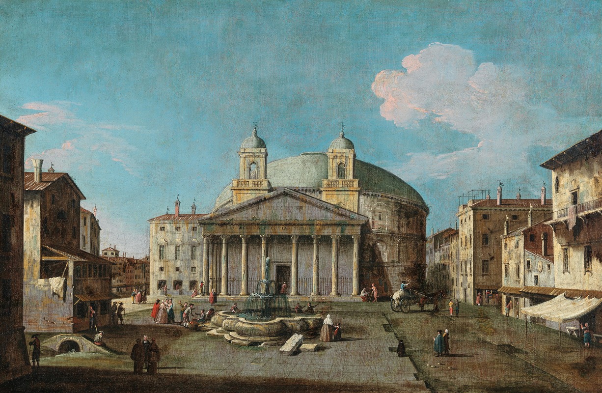 Bernardo Canal - A View of the Pantheon, Rome