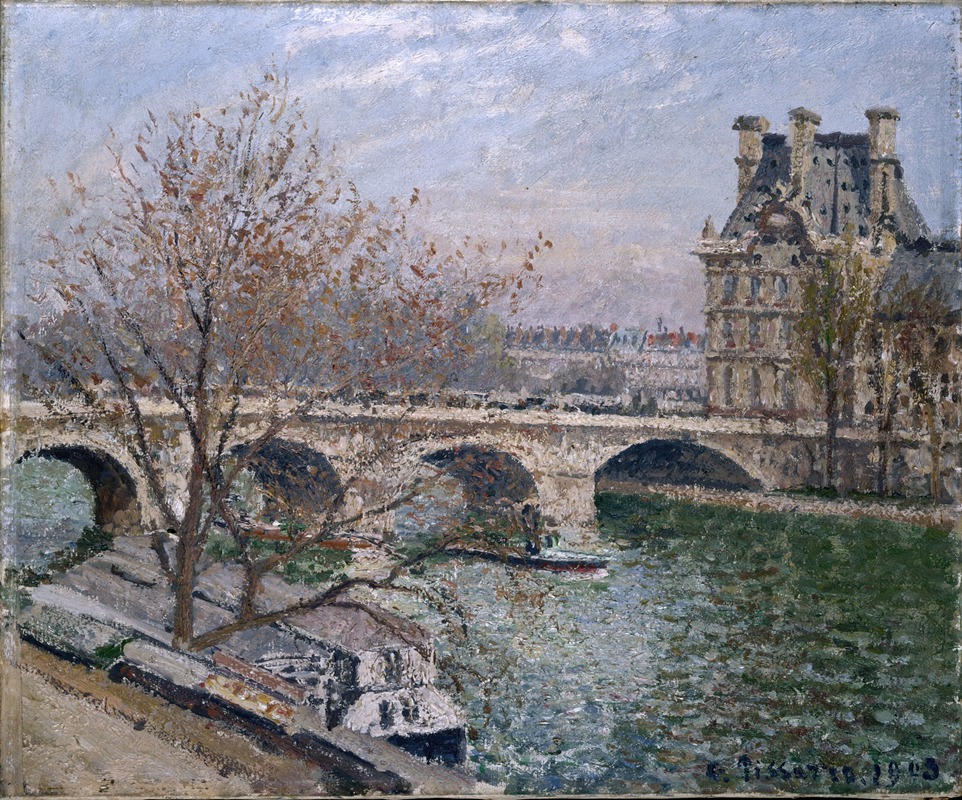 Camille Pissarro - Le Pont Royal et le Pavillon de Flore