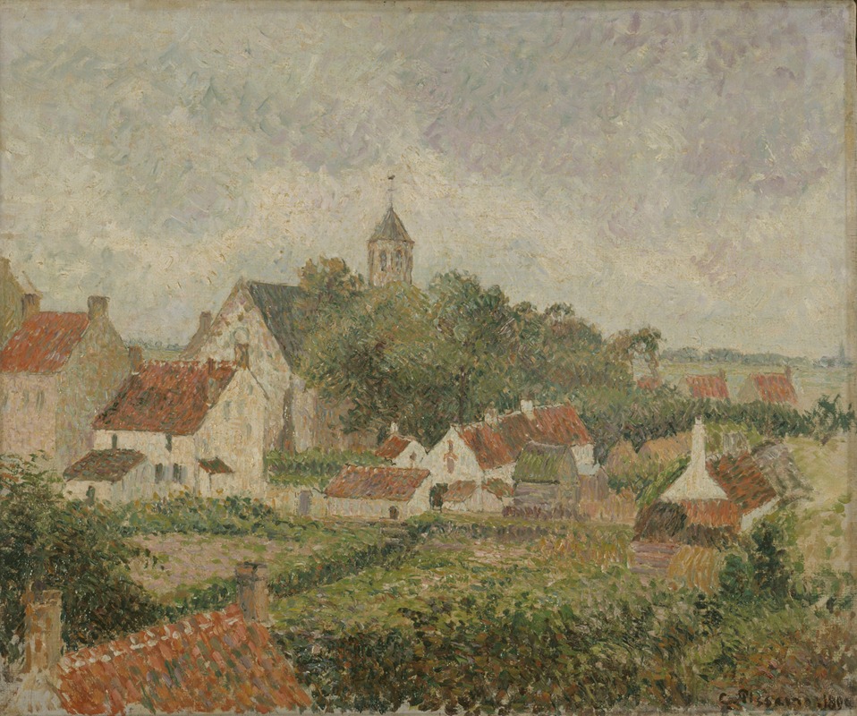 Camille Pissarro - Le village de Knocke
