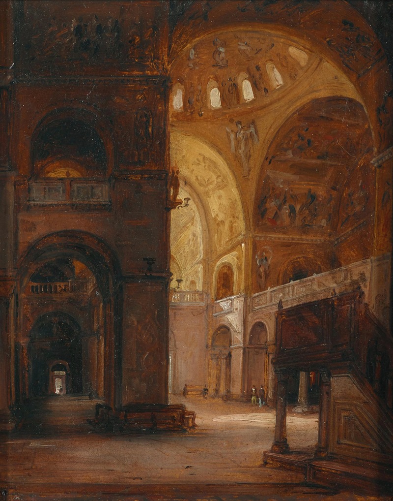 Carlo Canella - Venice, Interior View of the Basilica di San Marco
