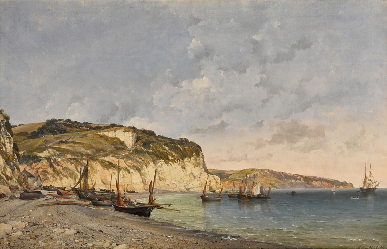 Edward William Cooke - Beer Cove, Devon