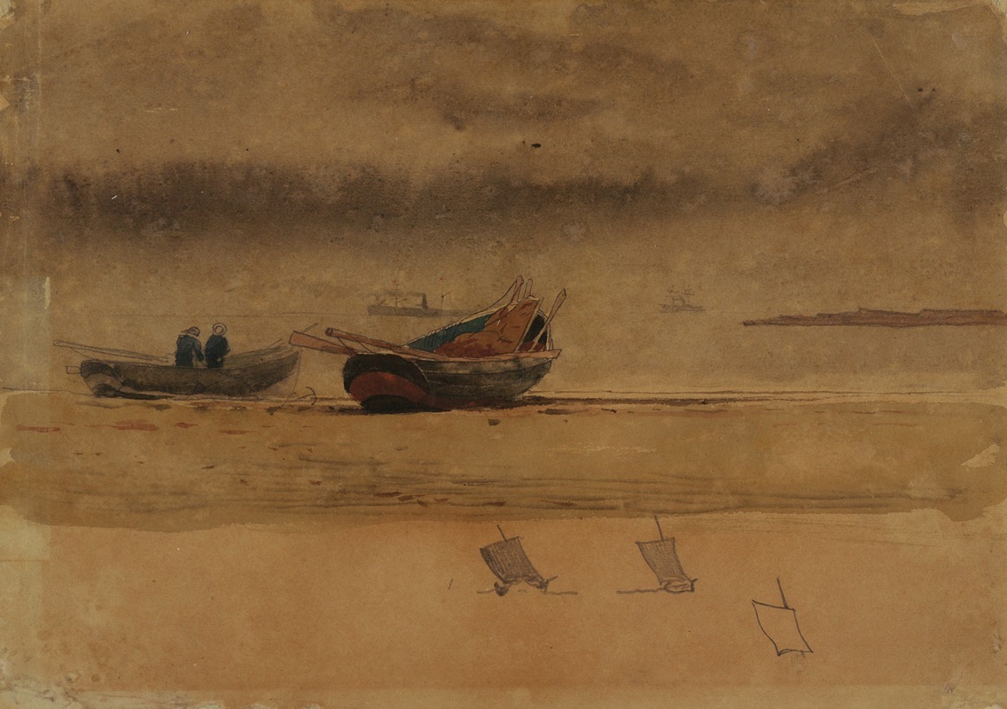 Winslow Homer - Stern View of Two Rowboats, England