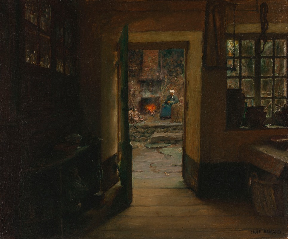 Emile Renard - Intérieur flamand