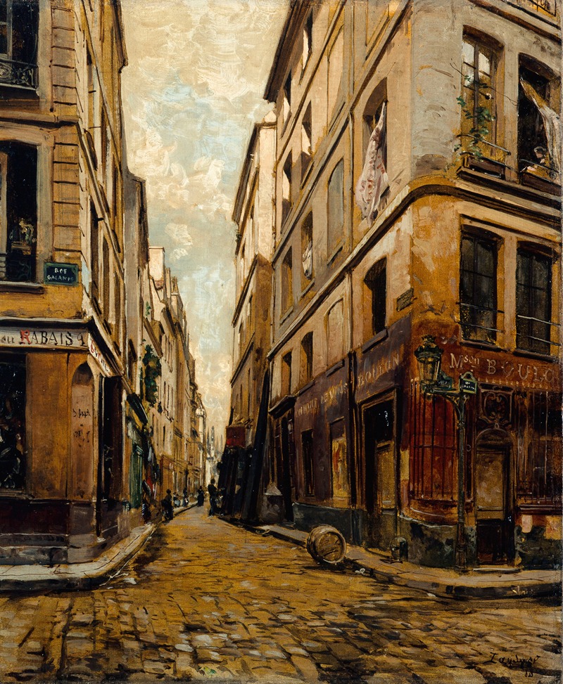 Emmanuel Lansyer - La Rue de l’Hôtel-Colbert