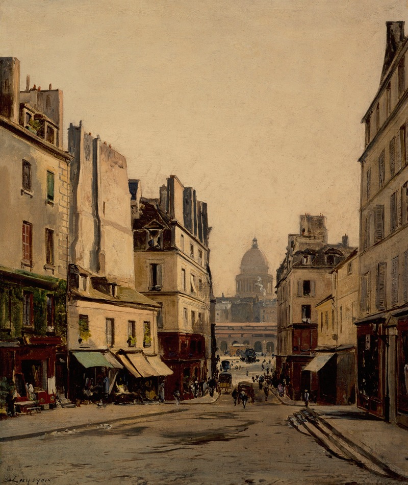 Emmanuel Lansyer - La Rue du Haut-Pavé