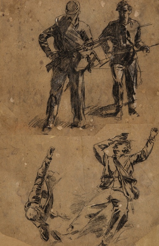 Winslow Homer - Studies of Soldiers