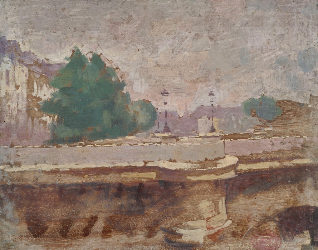 Ernest Jules Renoux - Paris, le pont Neuf