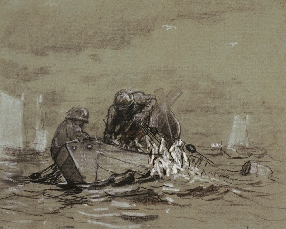 Winslow Homer - Study for ‘The Herring Net’