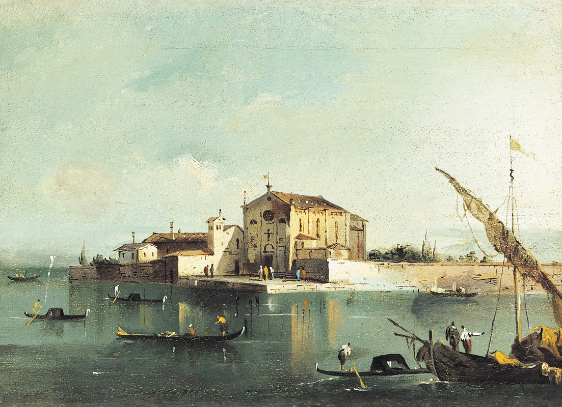 Giacomo Guardi - Vue de l’île de San Cristoforo di Murano