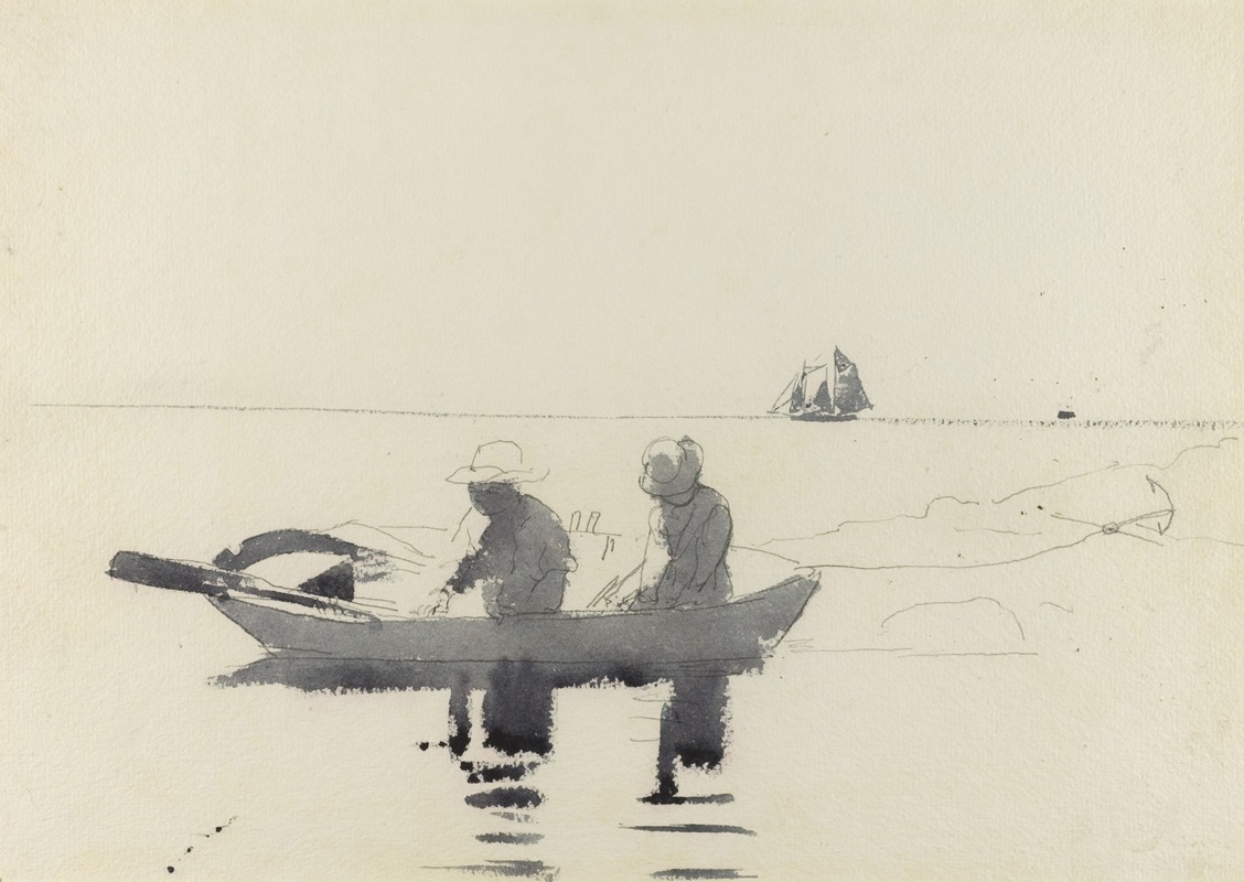 Winslow Homer - Two Figures in a Rowboat