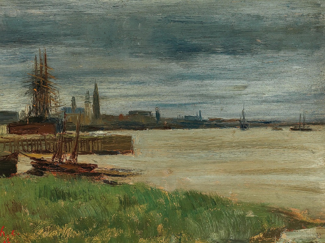 Henri Evenepoel - Anvers, Le fleuve (La rade d‘Anvers)
