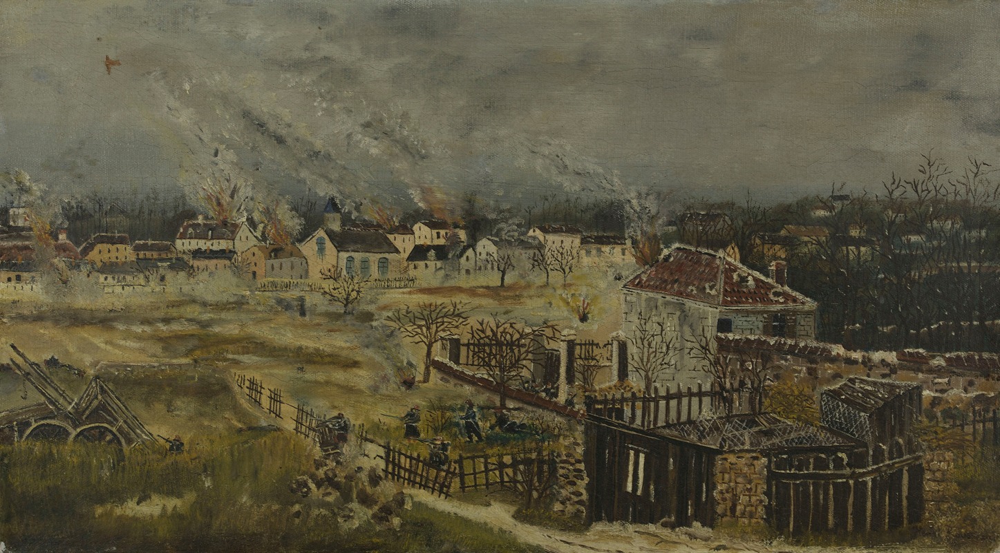 Henri Émilien Rousseau - Bataille de Champigny – Episode de la guerre de 1870